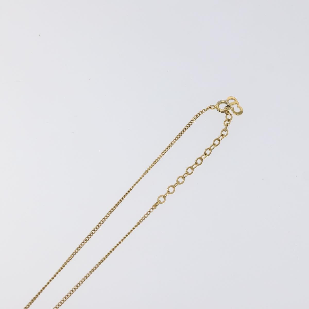 Christian Dior CD Pendant Necklace Gold-plated, GOLD, METAL, Necklace