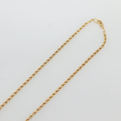 Christian Dior CD Round Pendant Necklace Metal, GOLD, METAL, Necklace