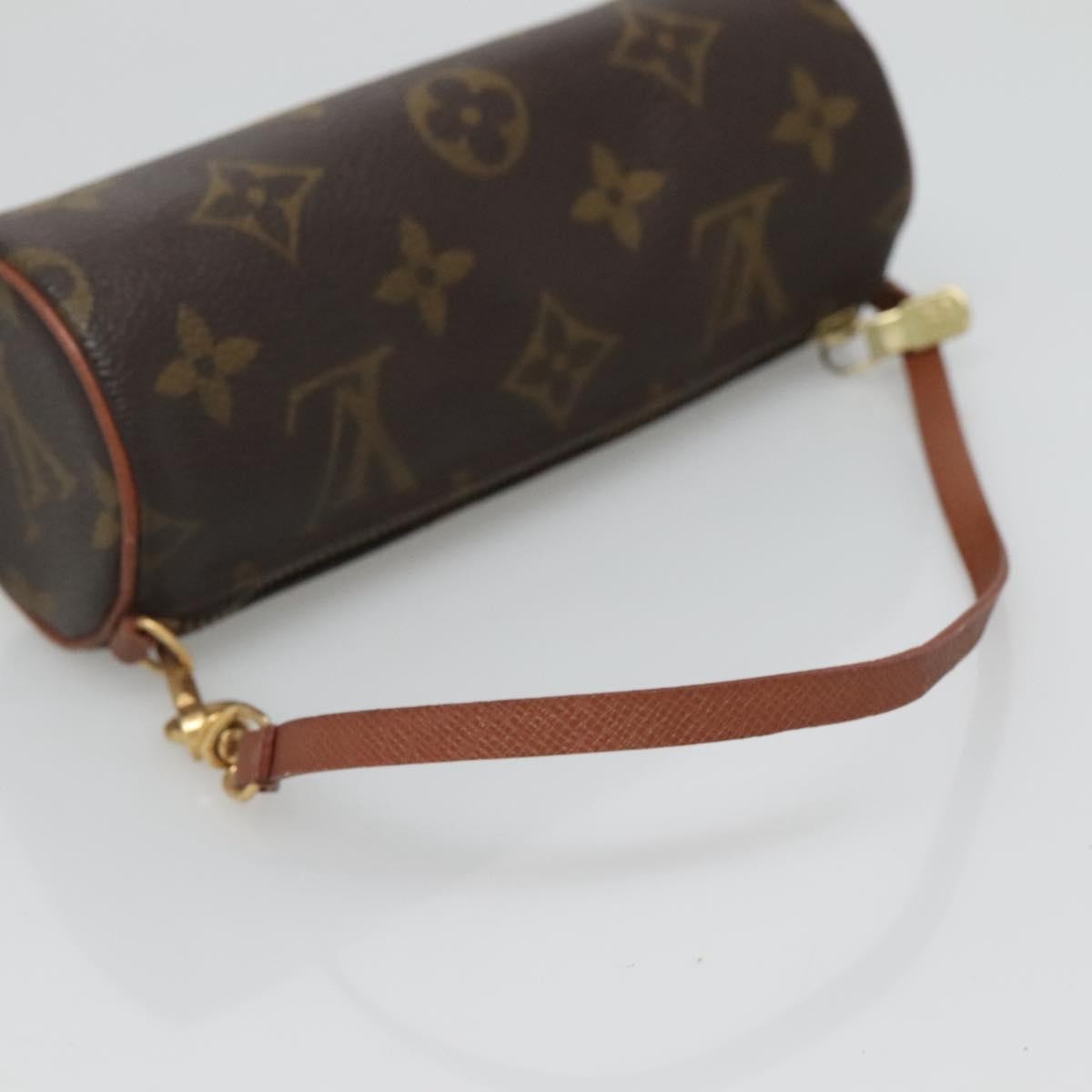 Louis Vuitton Papillon Pochette Monogram Canvas, BROWN, CANVAS, Clutche & pouche