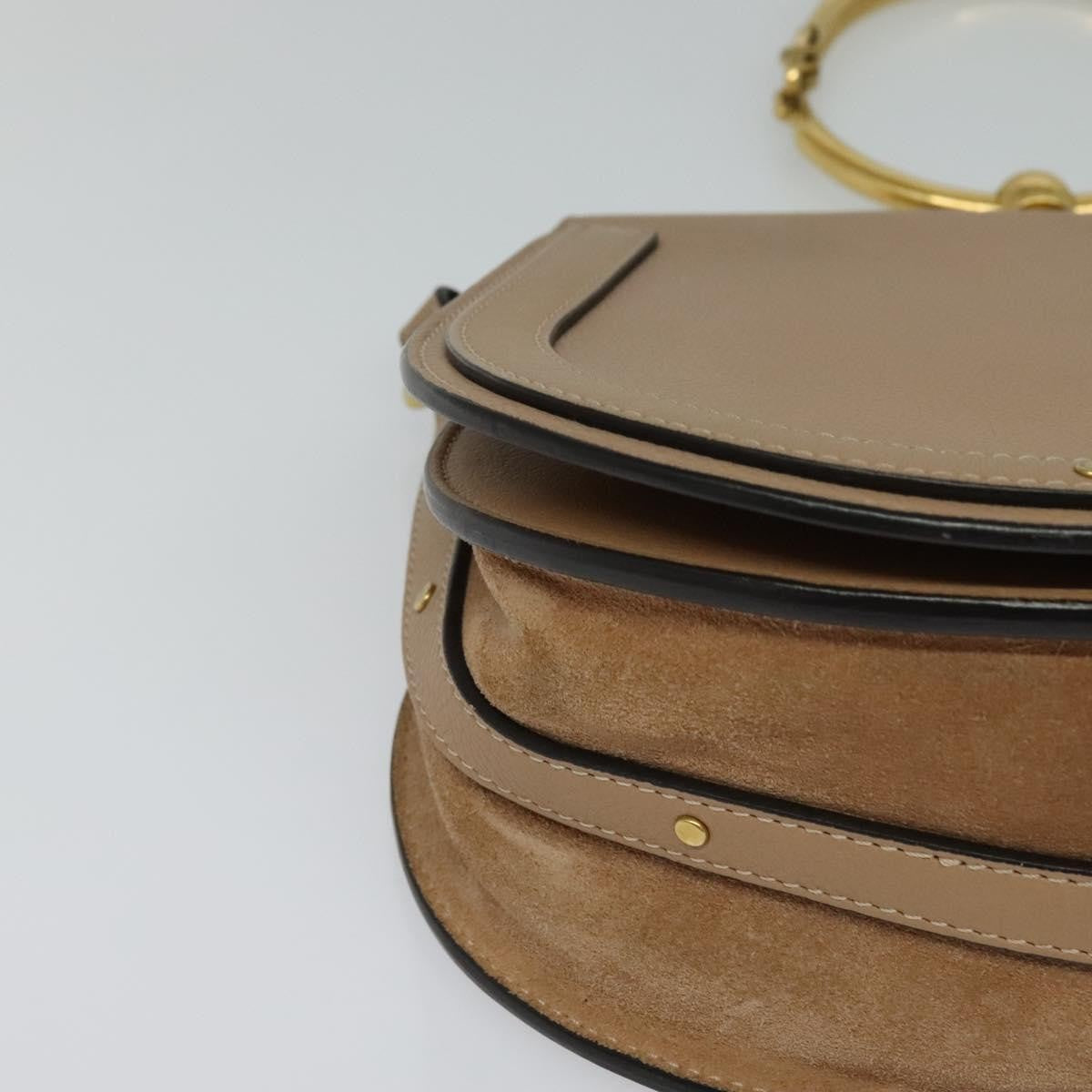 Chloe Nile Crossbody Bag Leather, PINK, LEATHER, Shoulder bag