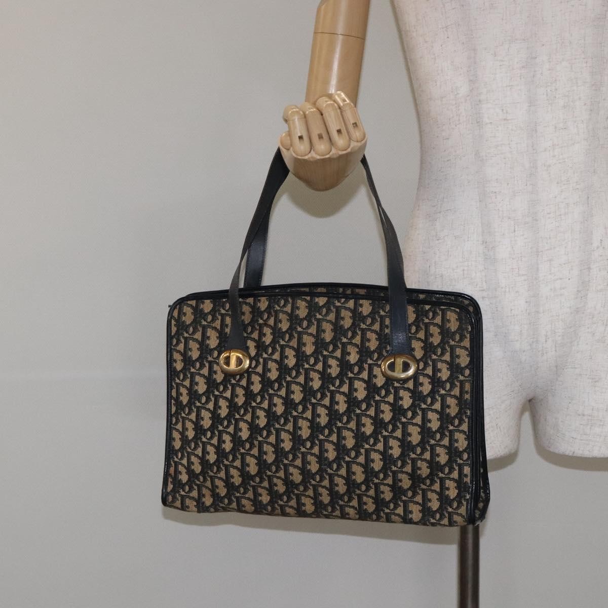 Christian Dior Trotter shoulder bag Canvas, NAVY, CANVAS, Shoulder bag