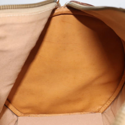 Hermes Vintage Convertible Boston Bag Leather, BROWN, LEATHER, Travel bag