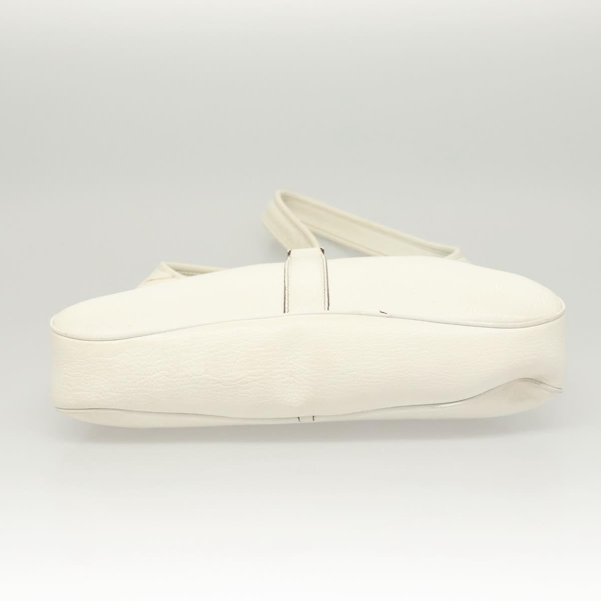 Salvatore Ferragamo Vintage Vara Hobo Leather, WHITE, LEATHER, Shoulder bag