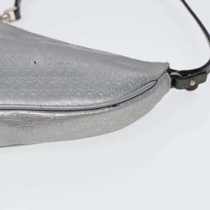 Christian Dior Lady Dior Boston Bag Cannage Canvas, SILVER, CANVAS, Handbag