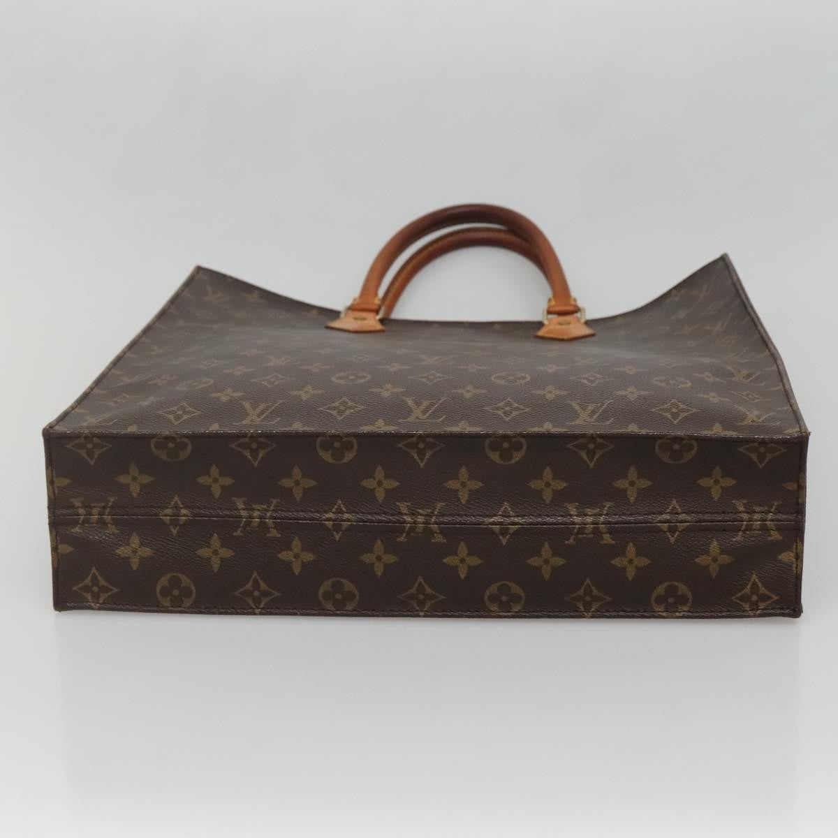 Louis Vuitton Sac Plat Bag Monogram Canvas, BROWN, CANVAS, Handbag