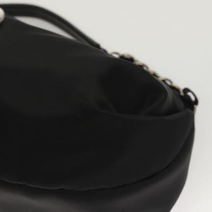 Salvatore Ferragamo Vala Shoulder Bag Nylon, BLACK, NYLON, Shoulder bag