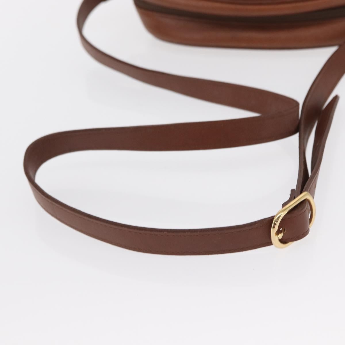 Burberry Vintage Shoulder Bag Leather, BROWN, LEATHER, Shoulder bag