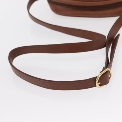 Burberry Vintage Shoulder Bag Leather, BROWN, LEATHER, Shoulder bag