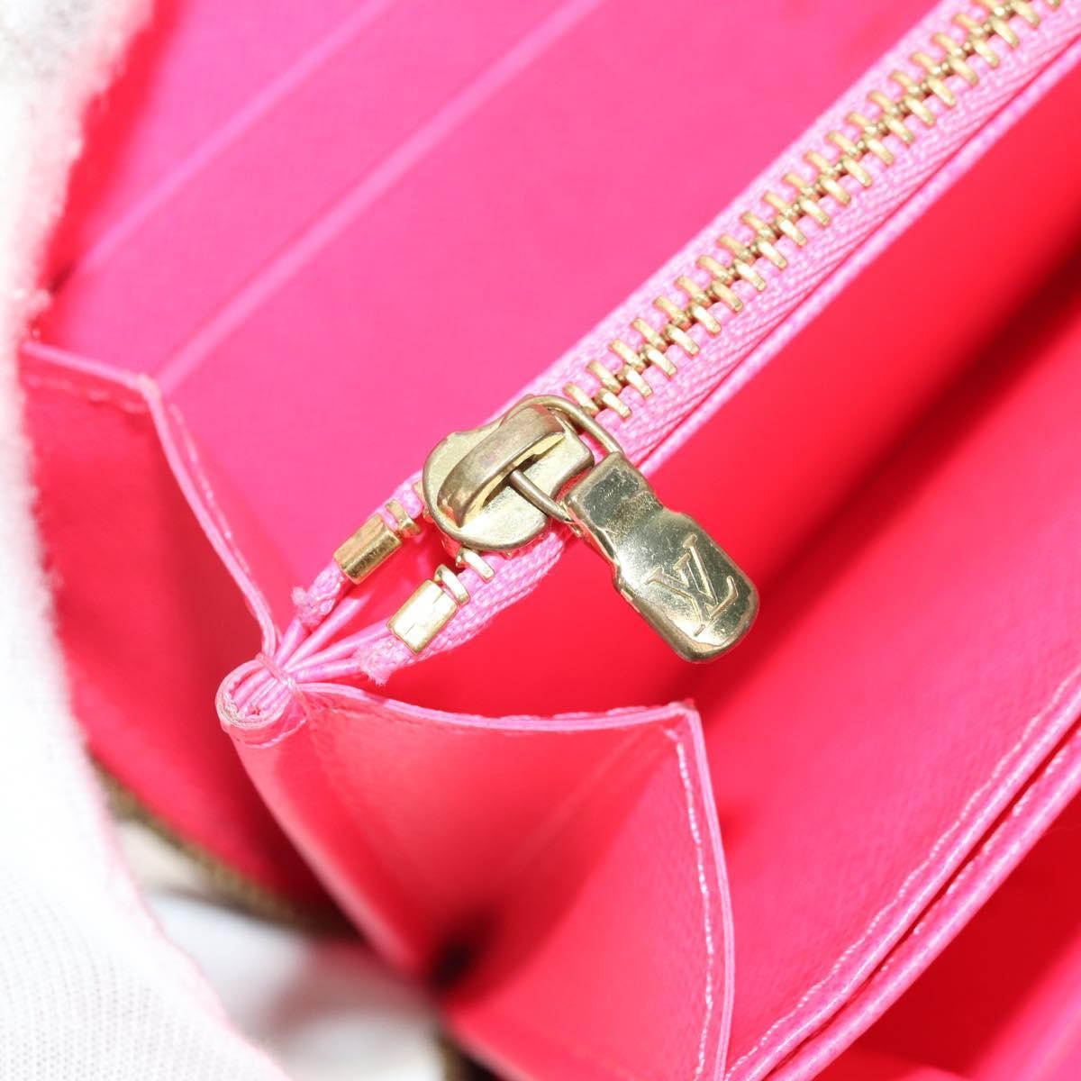 Louis Vuitton Zippy wallet Canvas, PINK, CANVAS, Wallets