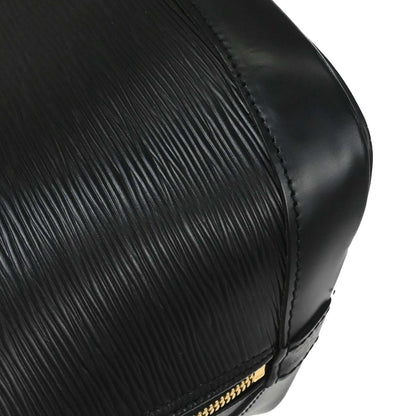 Louis Vuitton Alma Handbag Epi Leather, Black, Leather, Handbag