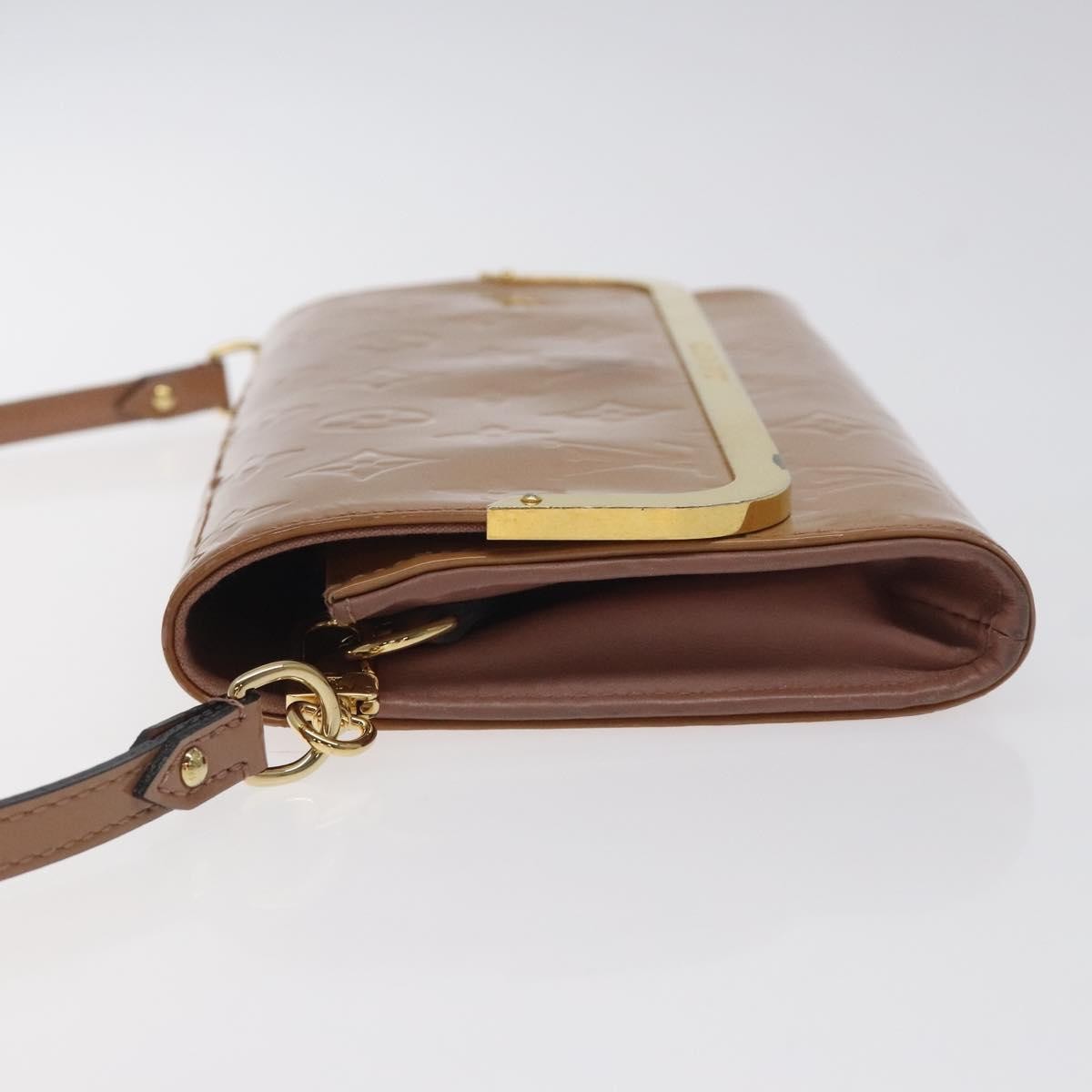 Louis Vuitton Rossmore Handbag Monogram Vernis, BROWN, PATENT_LEATHER, Shoulder bag