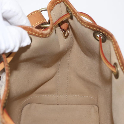 Louis Vuitton Noe Handbag Damier, Beige, Canvas, Shoulder Bag