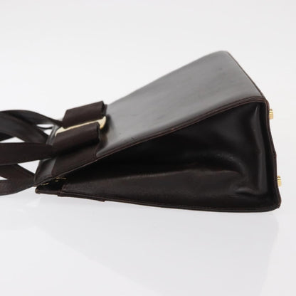 Salvatore Ferragamo Convertible Vara Bow Tote Leather, BROWN, LEATHER, Handbag