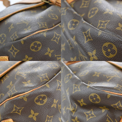 Louis Vuitton Saumur Handbag Monogram Canvas, BROWN, CANVAS, Shoulder bag