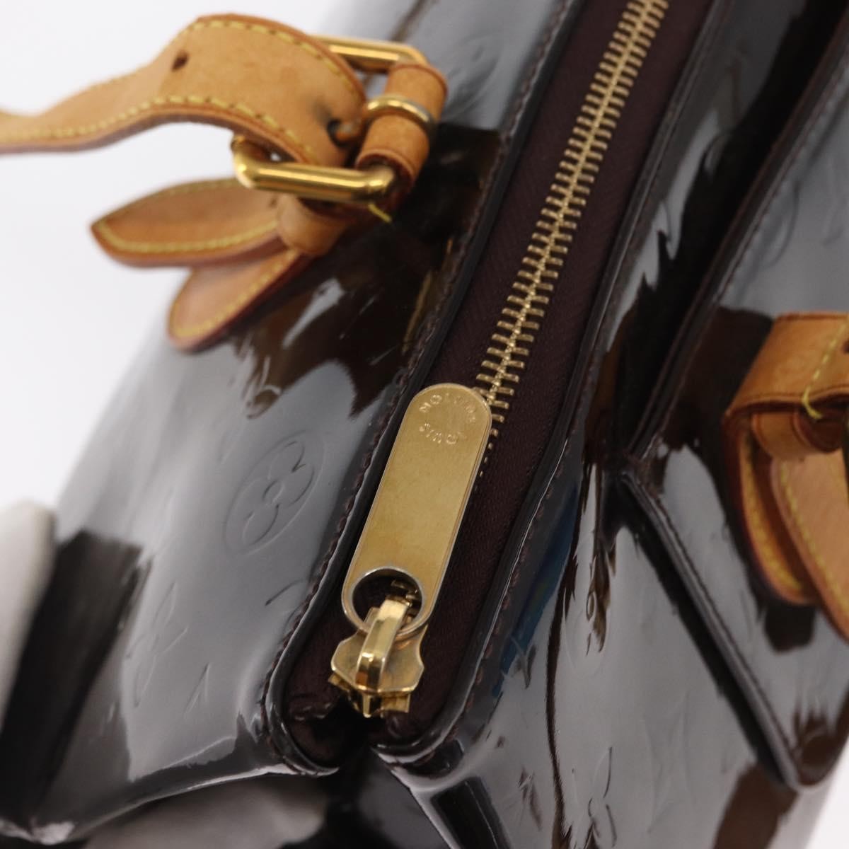 Louis Vuitton Rosewood Avenue Handbag Monogram Vernis, BURGUNDY, PATENT_LEATHER, Handbag
