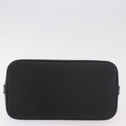 Louis Vuitton Alma Handbag Epi Leather, Black, Leather, Handbag