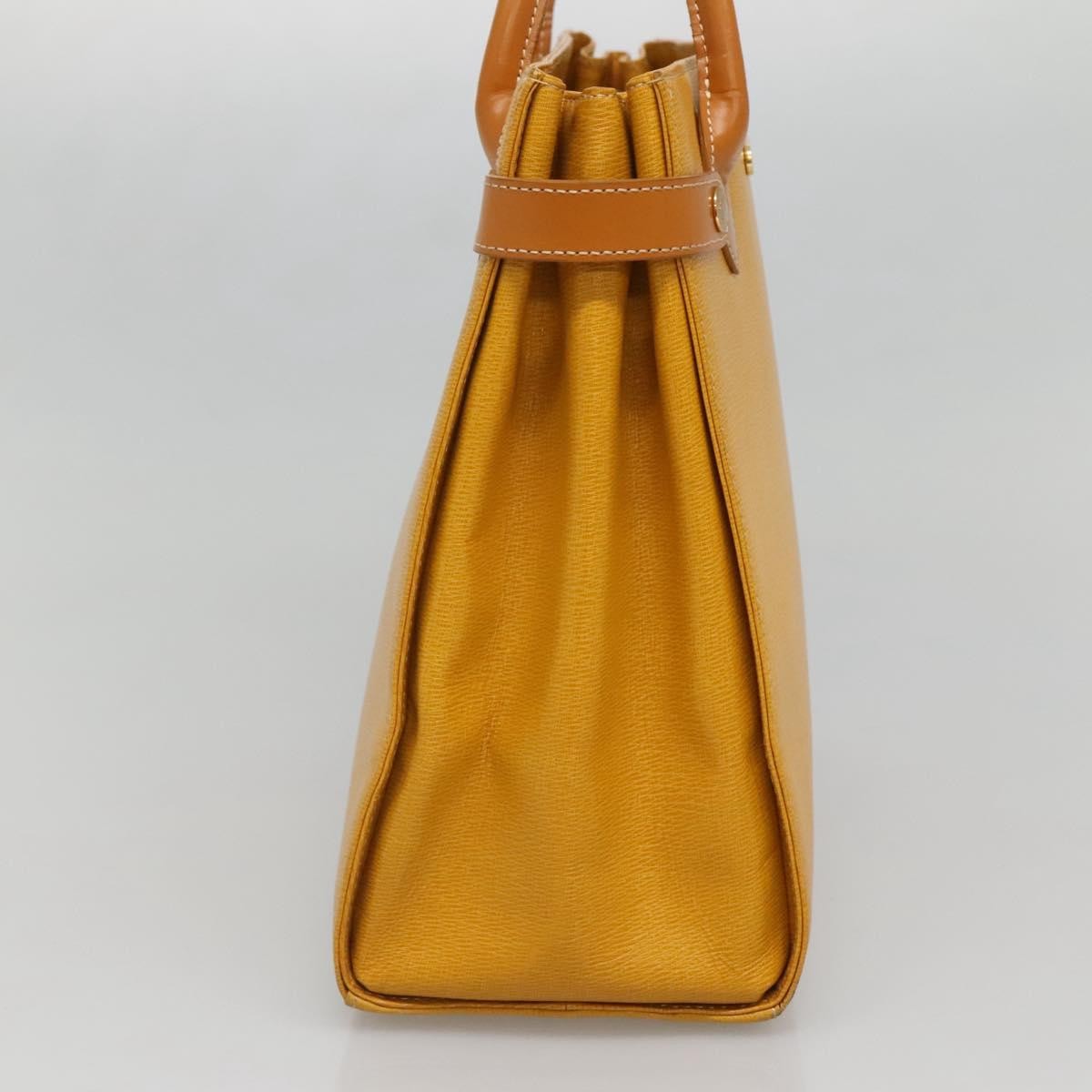 Burberry Vintage Handbag Leather, YELLOW, LEATHER, Handbag