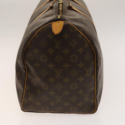 Louis Vuitton Keepall Bag Monogram Canvas, BROWN, CANVAS, Travel bag
