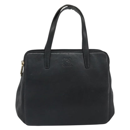Loewe Vintage Handbag Leather, BLACK, LEATHER, Handbag