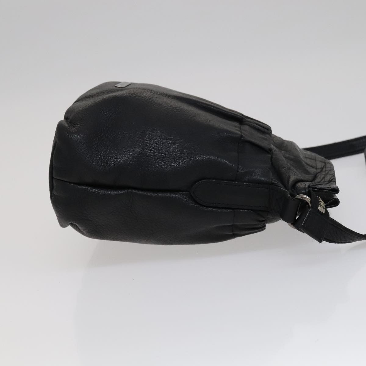 Burberry Vintage Crossbody Bag Leather, BLACK, LEATHER, Shoulder bag