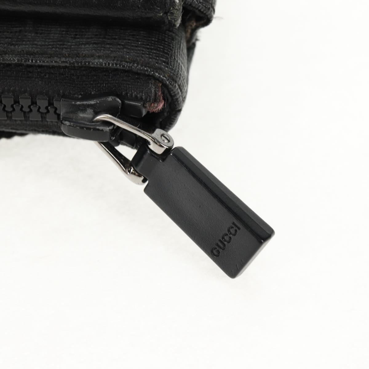 Gucci Waist Bag GG Coated Canvas, BLACK, CANVAS, Shoulder bag