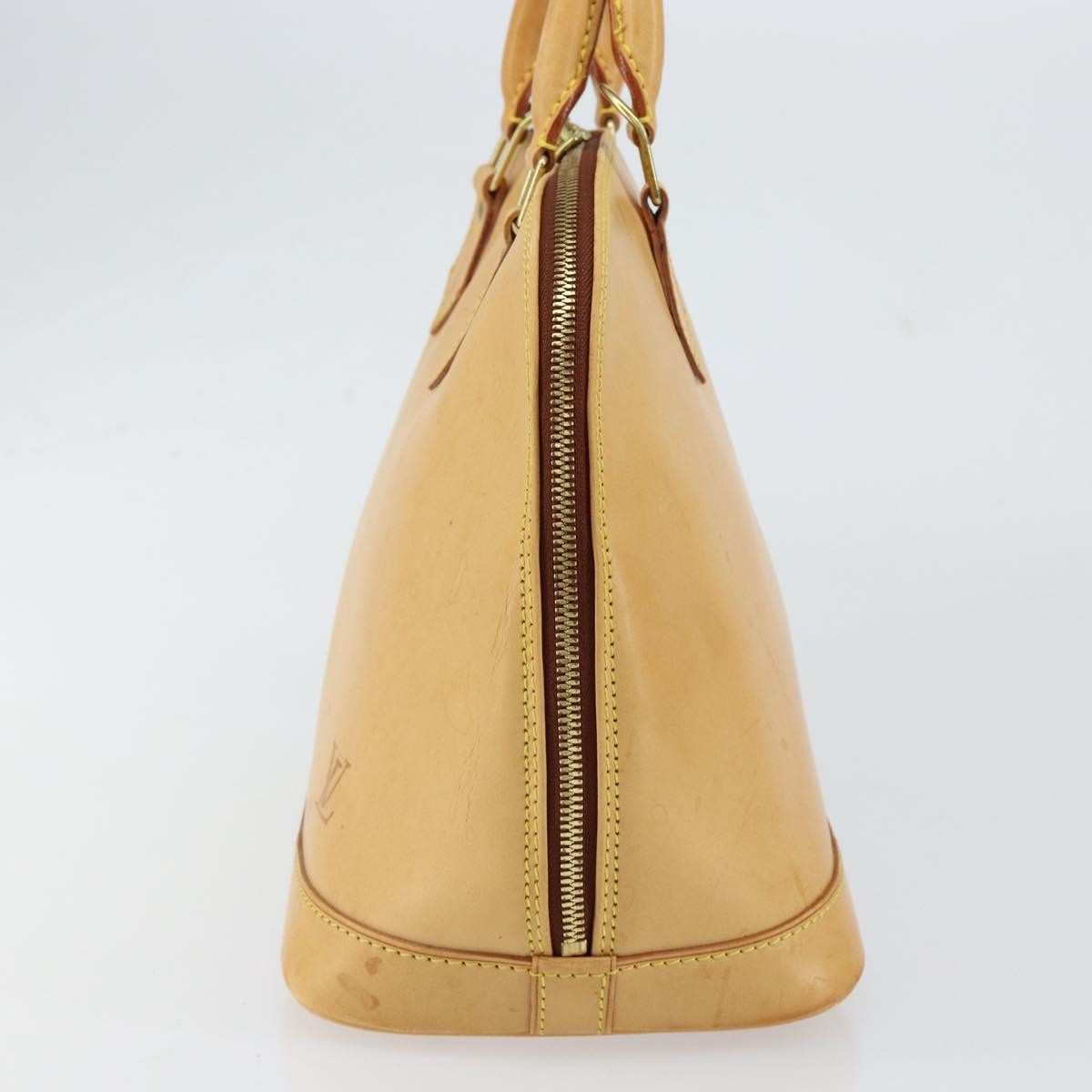 Louis Vuitton Alma Handbag Nomade Leather, BEIGE, LEATHER, Handbag