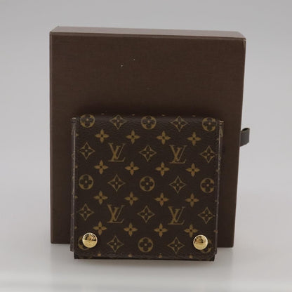 Louis Vuitton CASE JEWELRY BOX Canvas, BROWN, CANVAS, Wallets