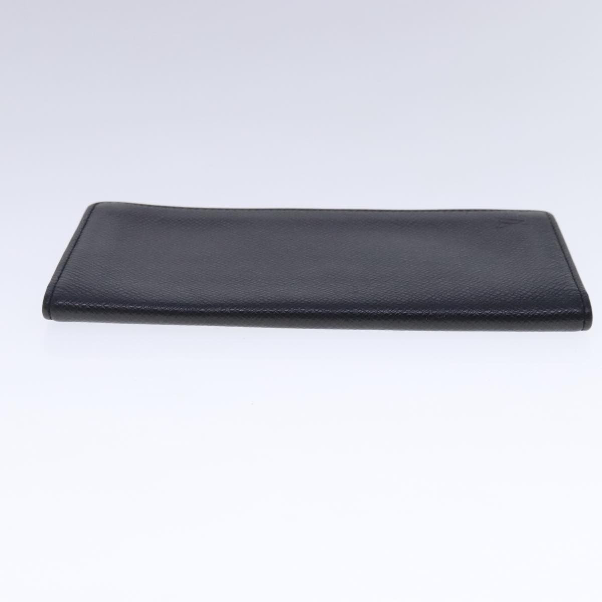 Louis Vuitton Porte Cartes Wallet Taiga Leather, BLACK, LEATHER, Wallets