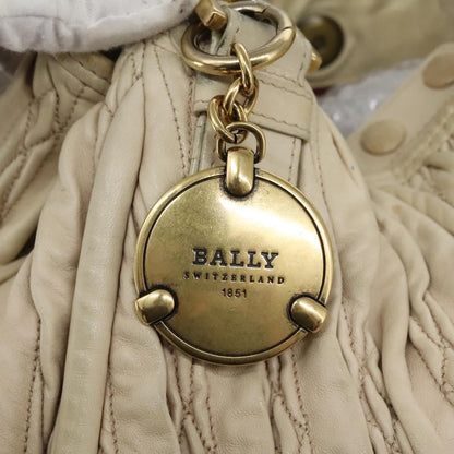 Bally Handbag Leather, BEIGE, LEATHER, Tote bag