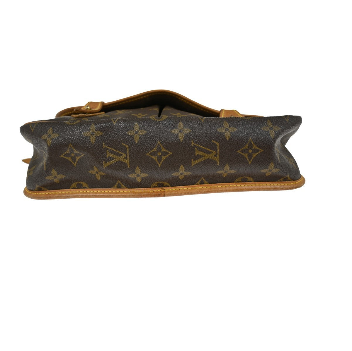 Louis Vuitton Sac Gibeciere Messenger Bag Monogram Canvas, BROWN, CANVAS, Shoulder bag