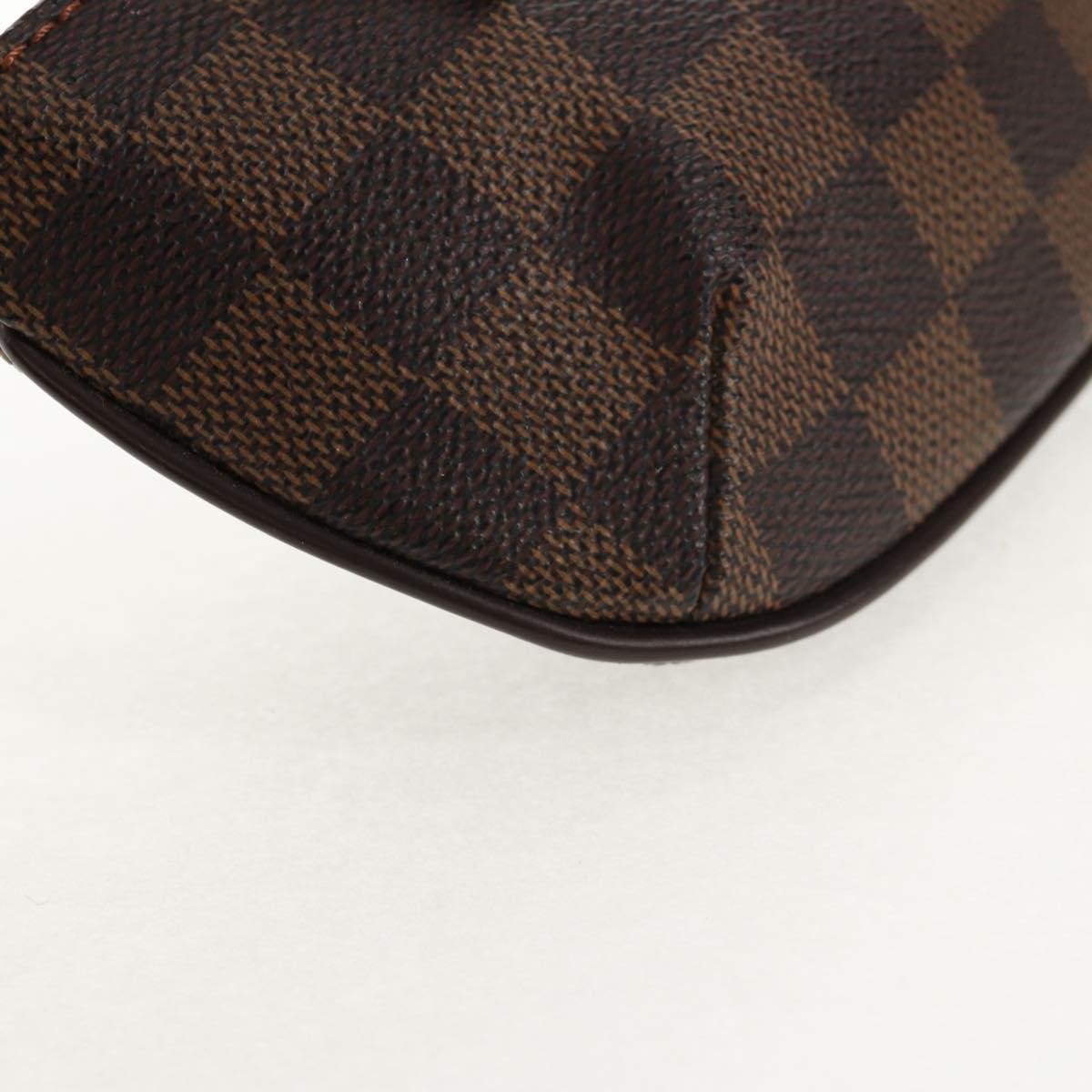 Louis Vuitton Manosque Pochette Damier, BROWN, CANVAS, Clutche & pouche