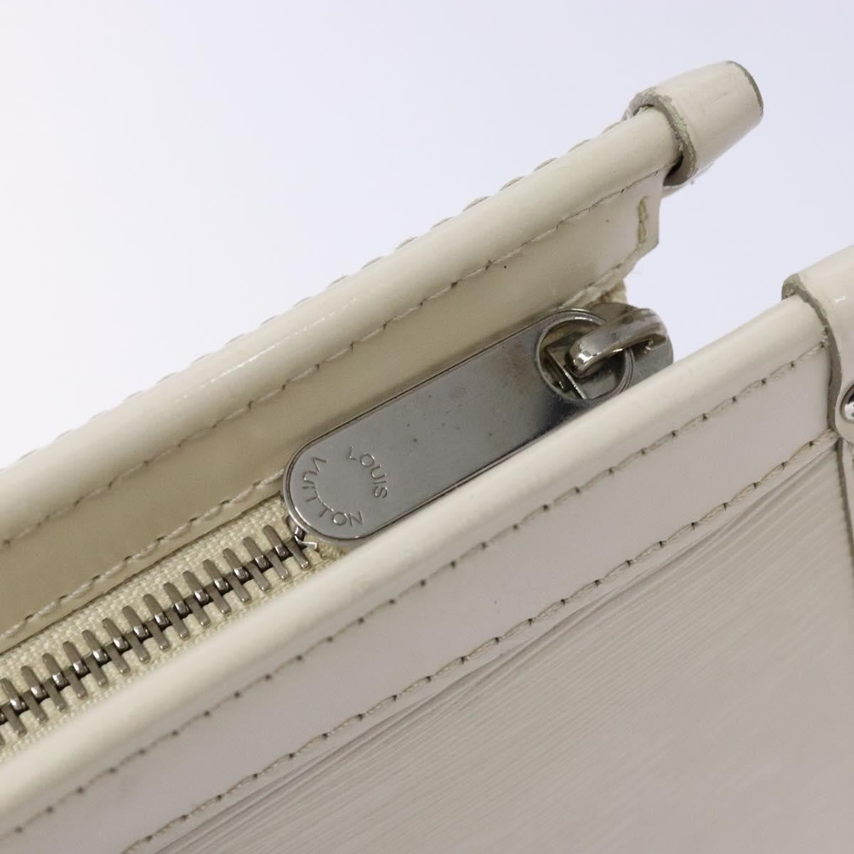 Louis Vuitton Madeleine Handbag Epi Leather, WHITE, LEATHER, Handbag