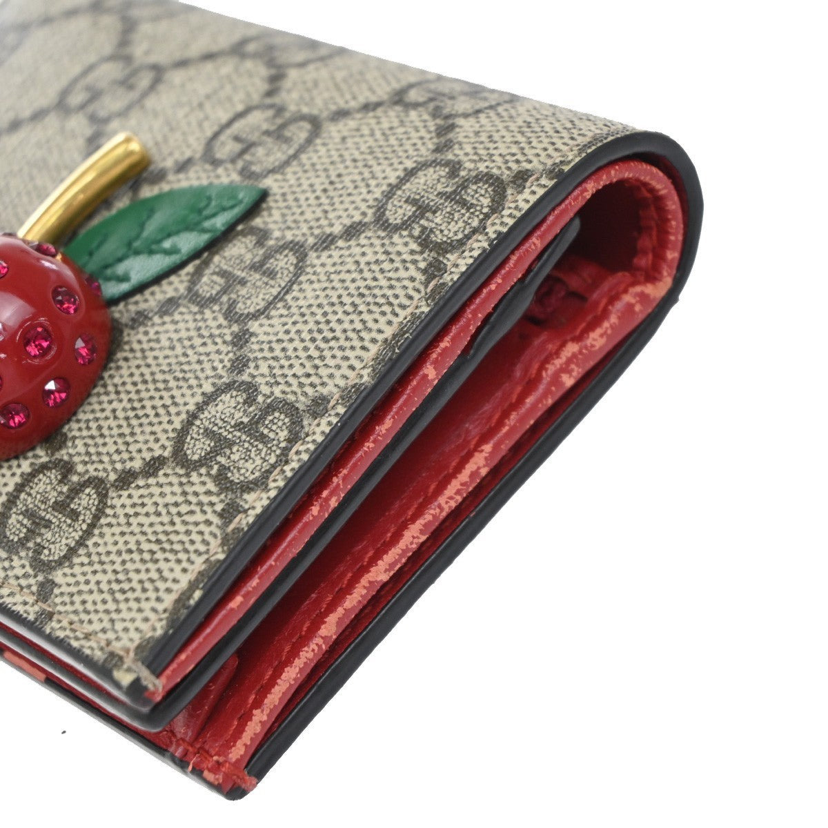 Gucci GG pattern wallet GG Supreme, BEIGE, CANVAS, Wallets