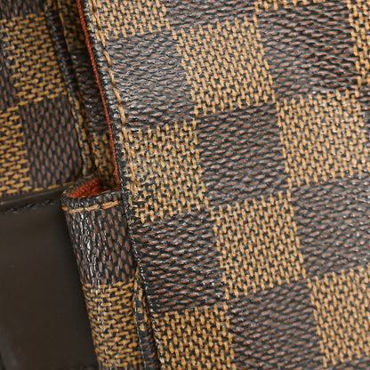 Louis Vuitton Naviglio Handbag Damier, BROWN, CANVAS, Shoulder bag