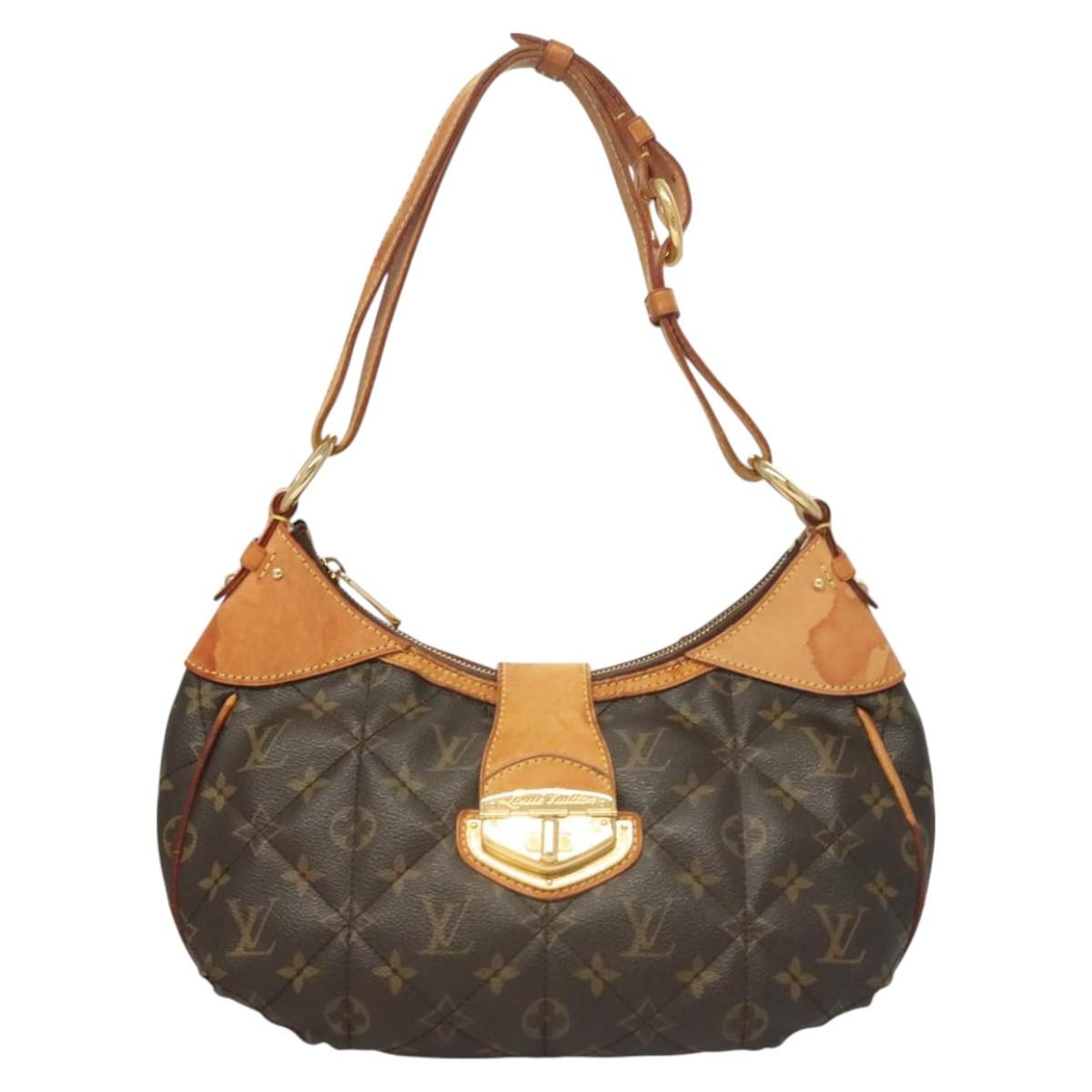 Louis Vuitton City Handbag Monogram Etoile, BROWN, CANVAS, Shoulder bag