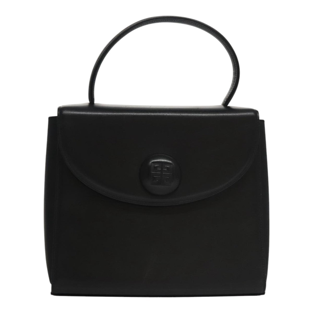 Givenchy Vintage 4G handbag Leather, BLACK, LEATHER, Handbag