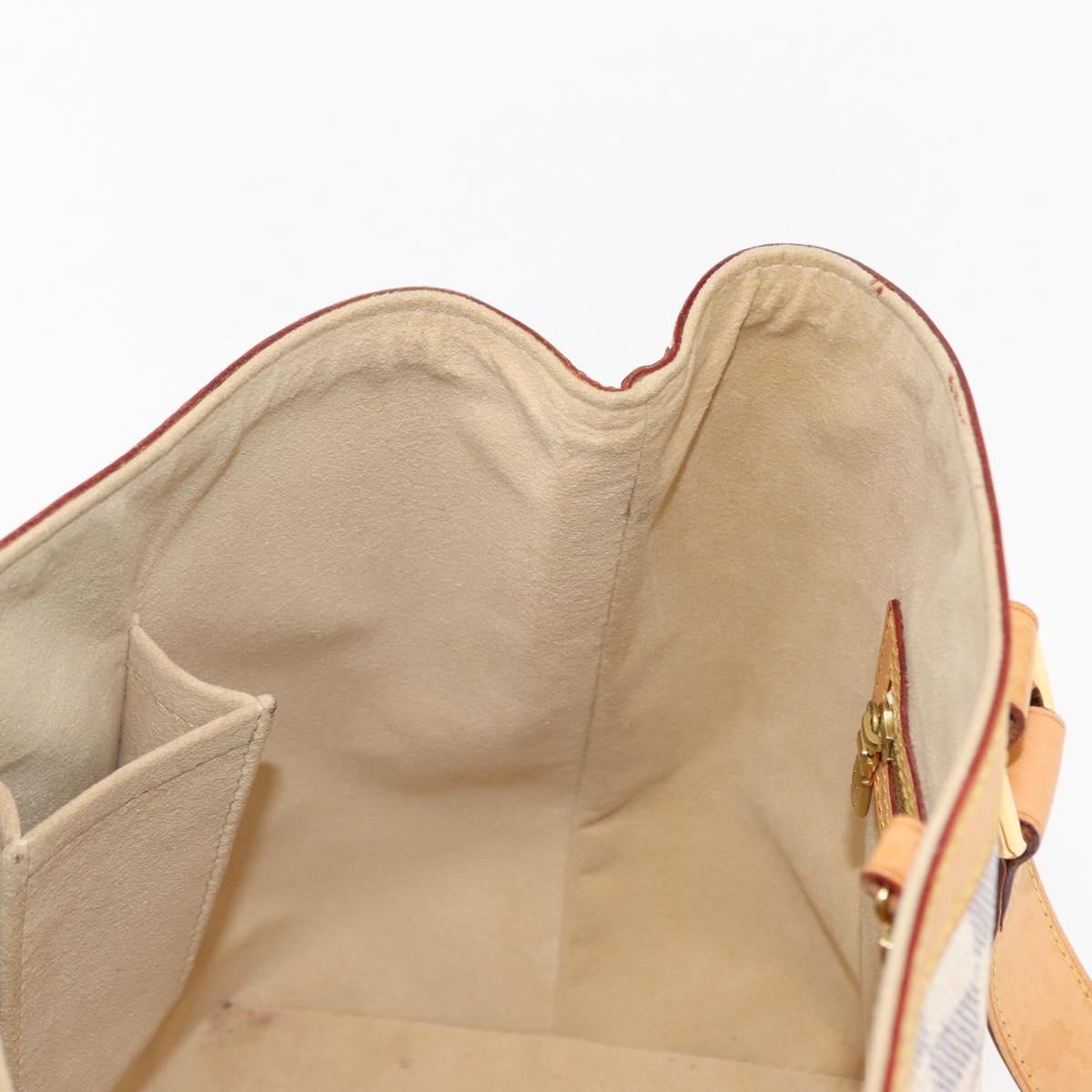 Louis Vuitton Hampstead Handbag Damier, WHITE, CANVAS, Tote bag