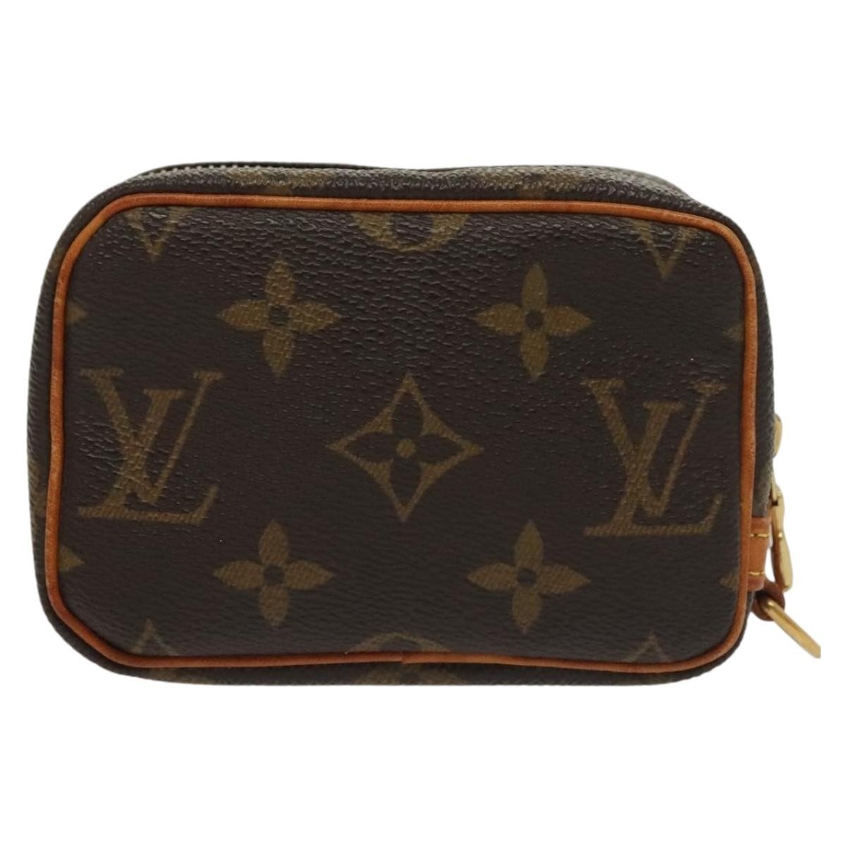 Louis Vuitton Wapity Trousse Pouch Monogram Canvas, BROWN, CANVAS, Clutche & pouche