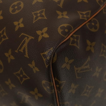 Louis Vuitton Keepall Bag Monogram Canvas, BROWN, CANVAS, Travel bag