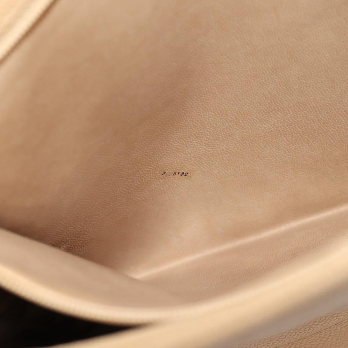 Chanel Coco Mark Leather, BEIGE, LEATHER, Handbag