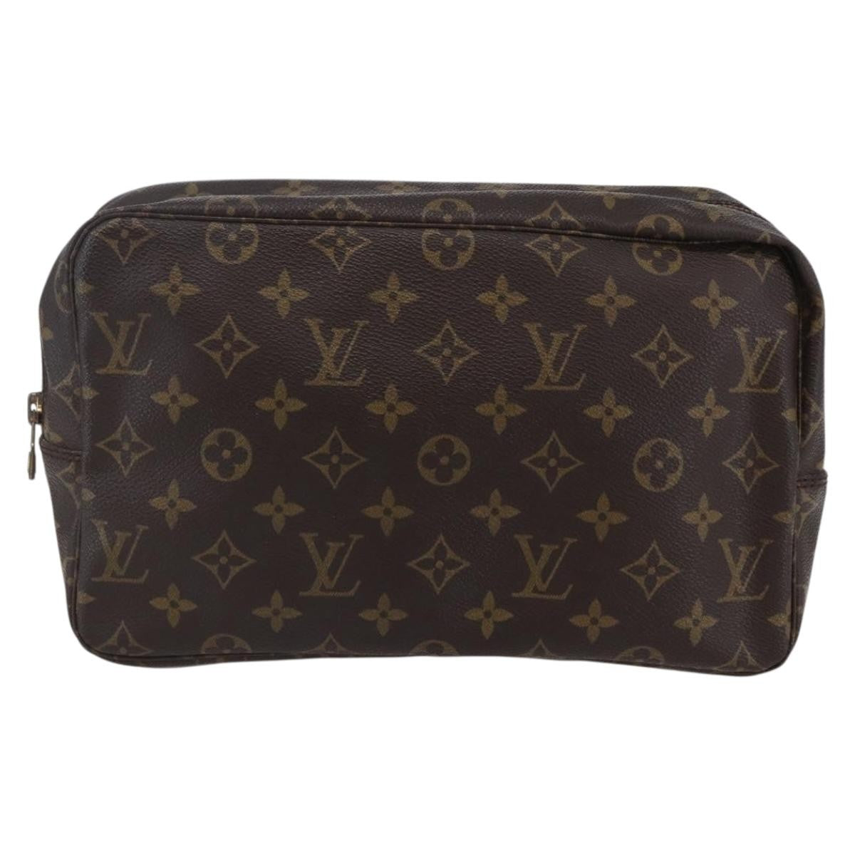 Louis Vuitton Trousse Toilette Monogram Canvas, BROWN, CANVAS, Clutche & pouche