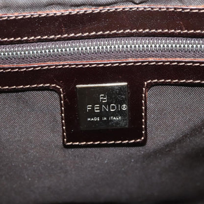 Fendi Mamma Baguette Shoulder Bag Canvas, BEIGE, CANVAS, Shoulder bag