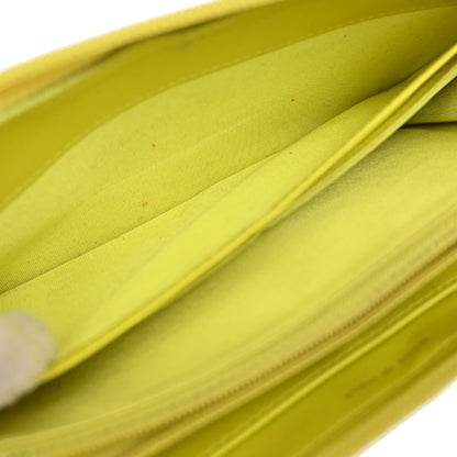 Chanel Timeless CC Zipped Wallet Caviar, YELLOW, CALFSKIN, Wallets