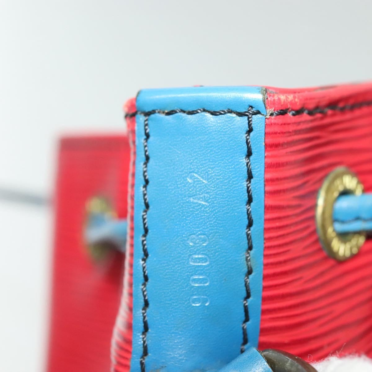 Louis Vuitton Petit Noe Handbag Epi Leather, RED, LEATHER, Shoulder bag