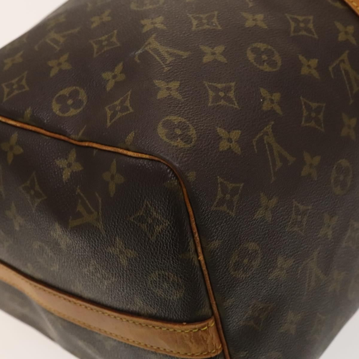 Louis Vuitton Keepall Bandouliere Bag Monogram Canvas, BROWN, CANVAS, Travel bag