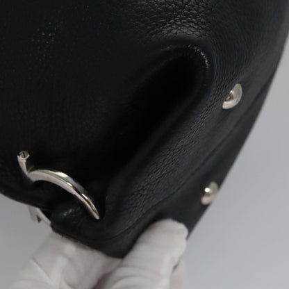 Salvatore Ferragamo Sofia Satchel Leather, BLACK, LEATHER, Handbag