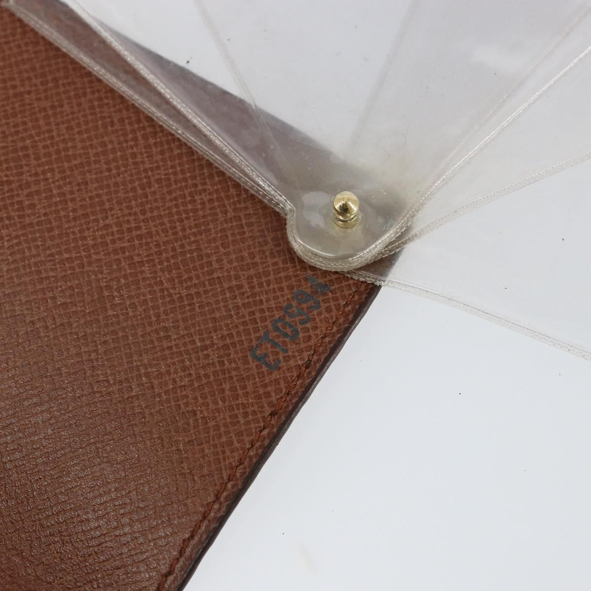 Louis Vuitton Porte Cartes Pression Card Case Monogram Canvas, BROWN, CANVAS, Card Holders