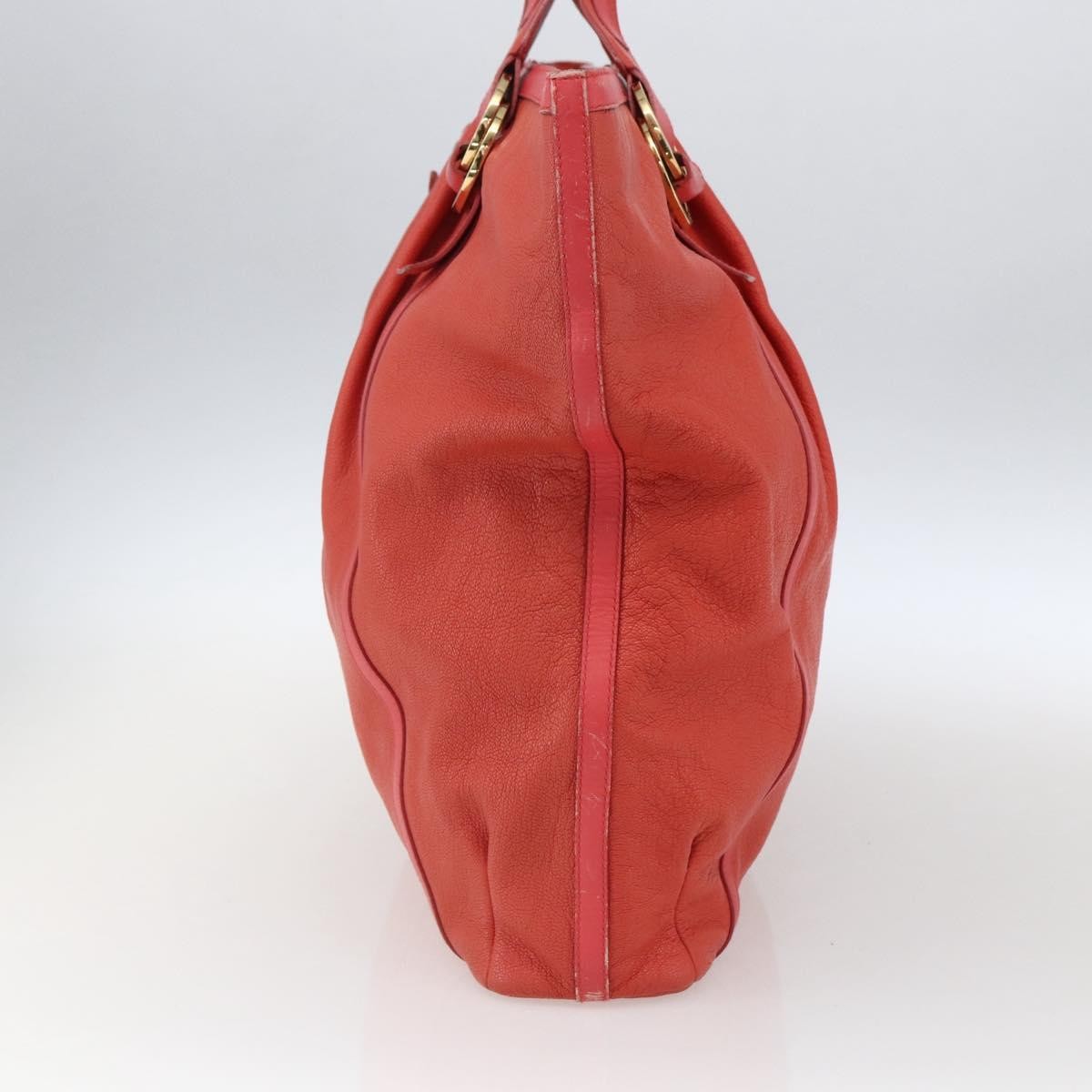 Bvlgari Chandra Top Handle Bag Leather, PINK, LEATHER, Tote bag