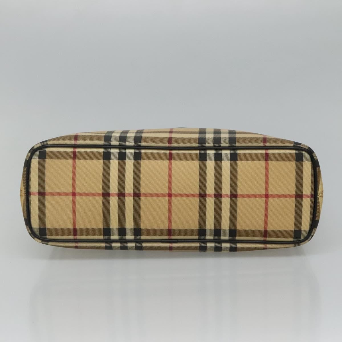 Burberry Nova Check Tote canvas check pattern, BEIGE, CANVAS, Tote bag