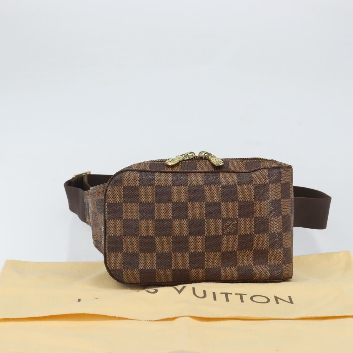 Louis Vuitton Geronimos Waist Bag Damier, BROWN, CANVAS, Shoulder bag